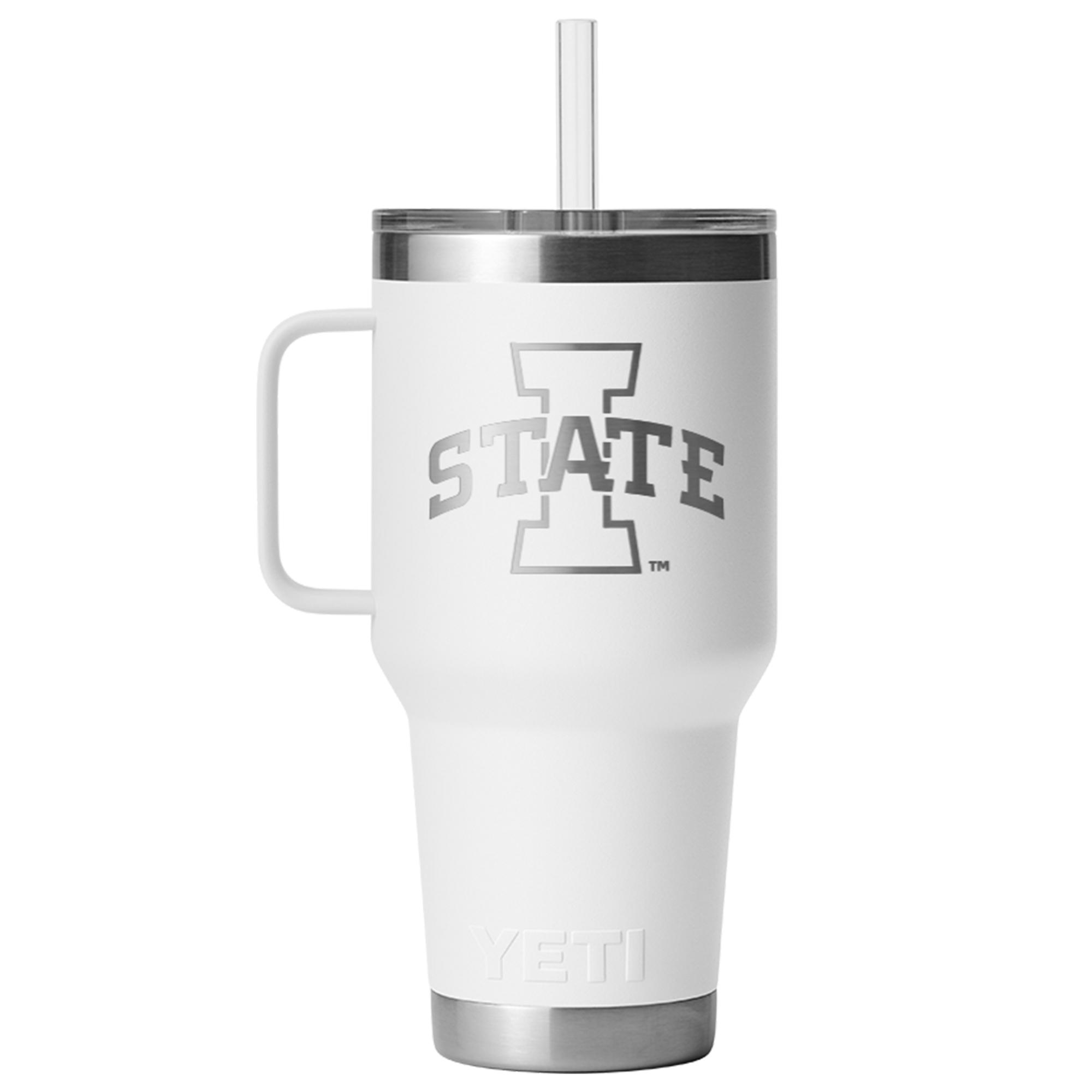 Yeti® I-State White 35 oz. Rambler with Straw Lid